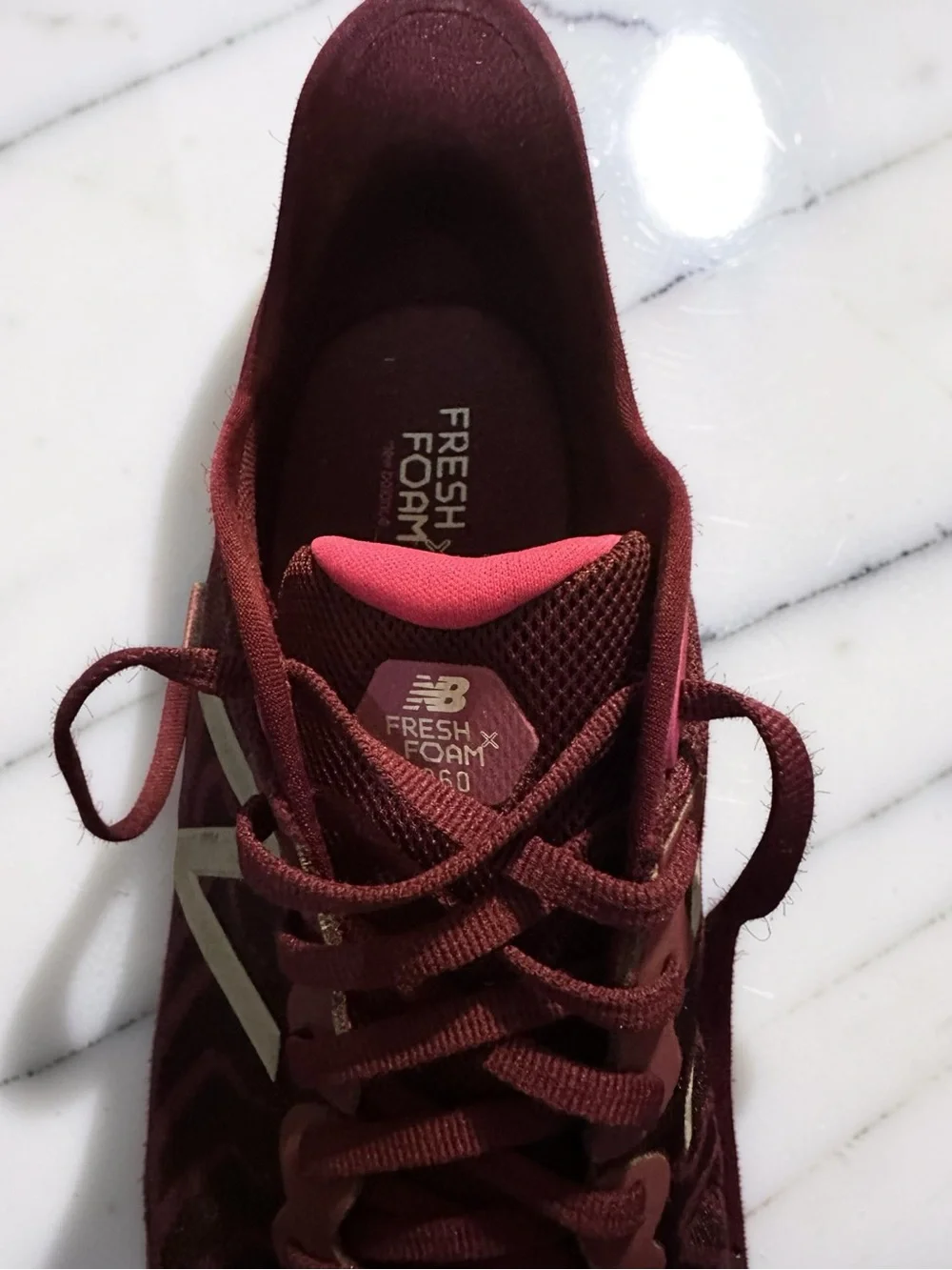 New Balance Women's Burgundy Sneakers